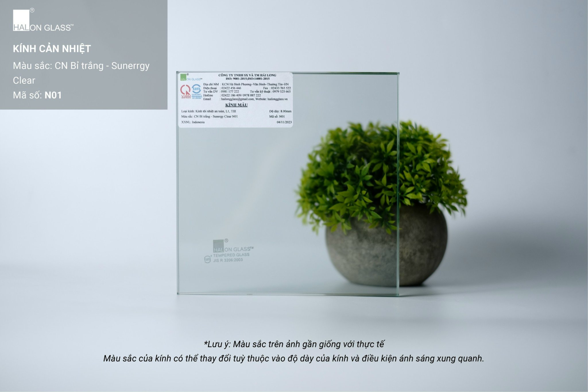 Kính cản nhiệt độ Low-E